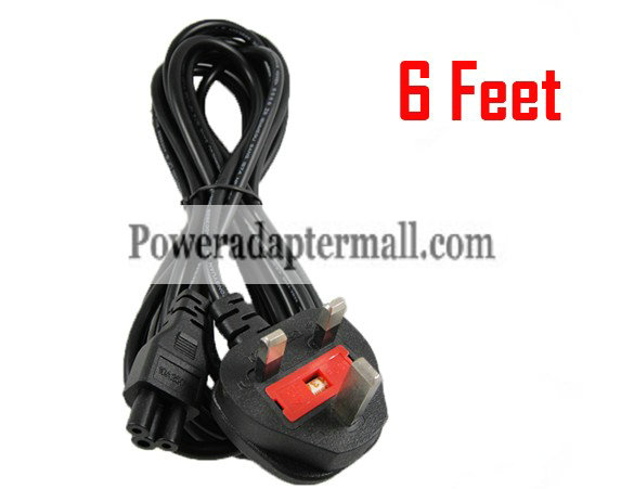 AC Laptop Power Cord UK United Kingdom CABLE CORD PLUG For Dell